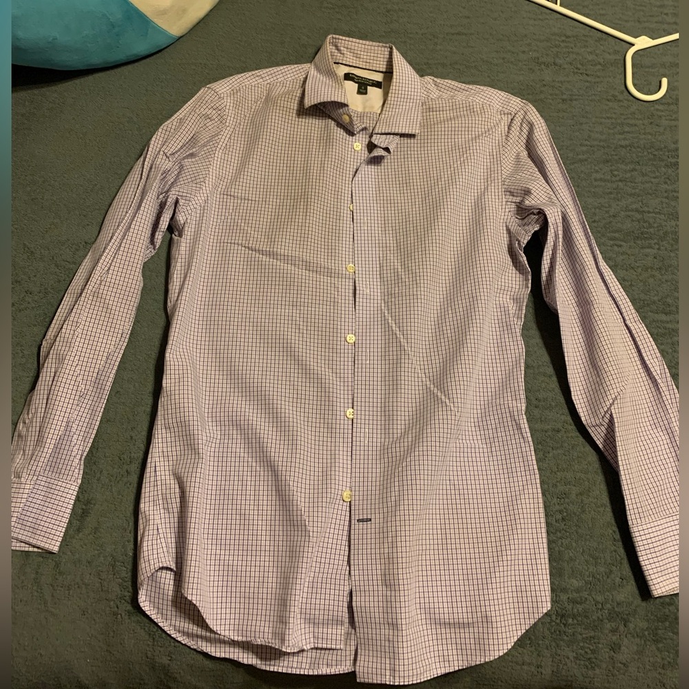 Banana Republic Checkered Dress Shirt